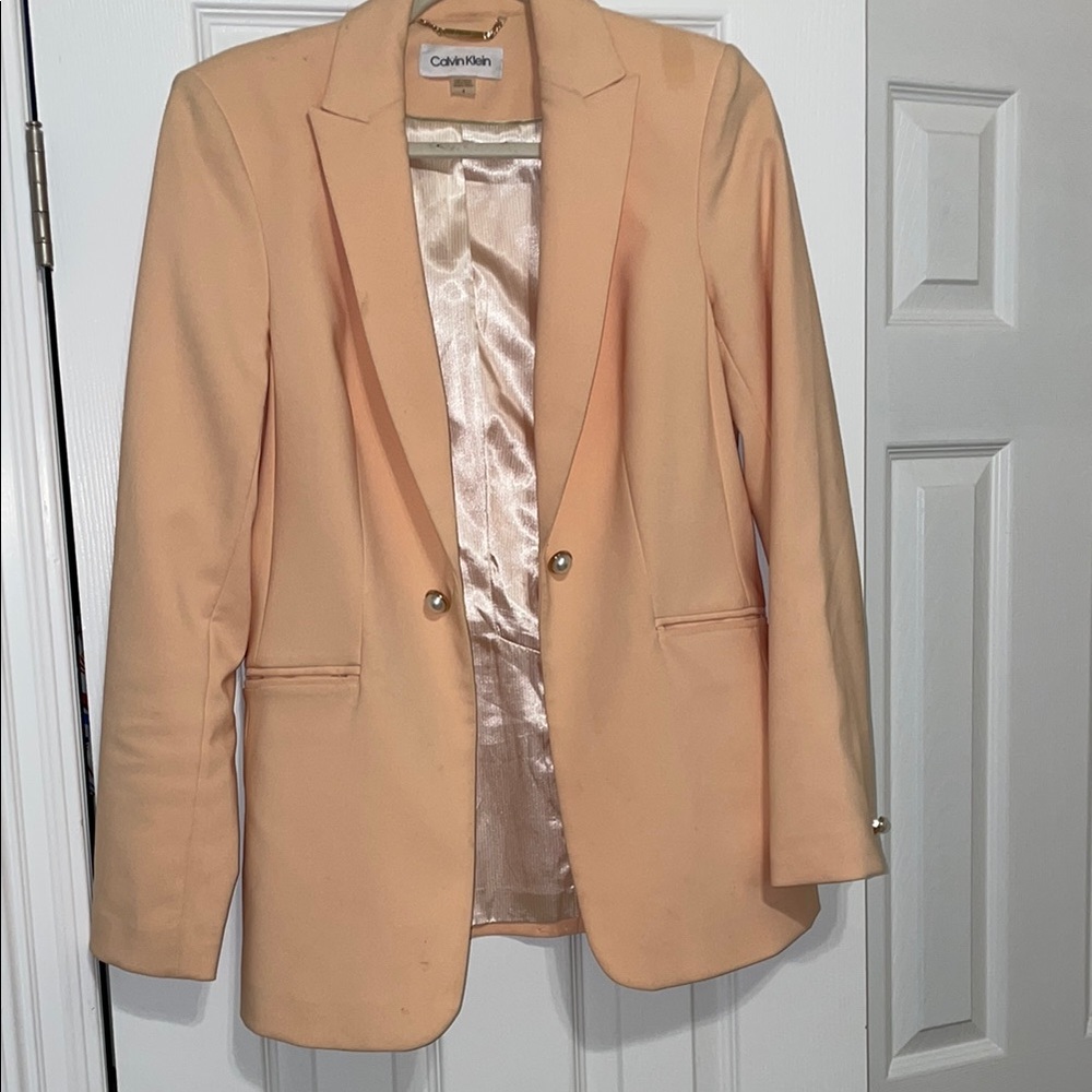 Calvin Klein Women's Tan Blazer